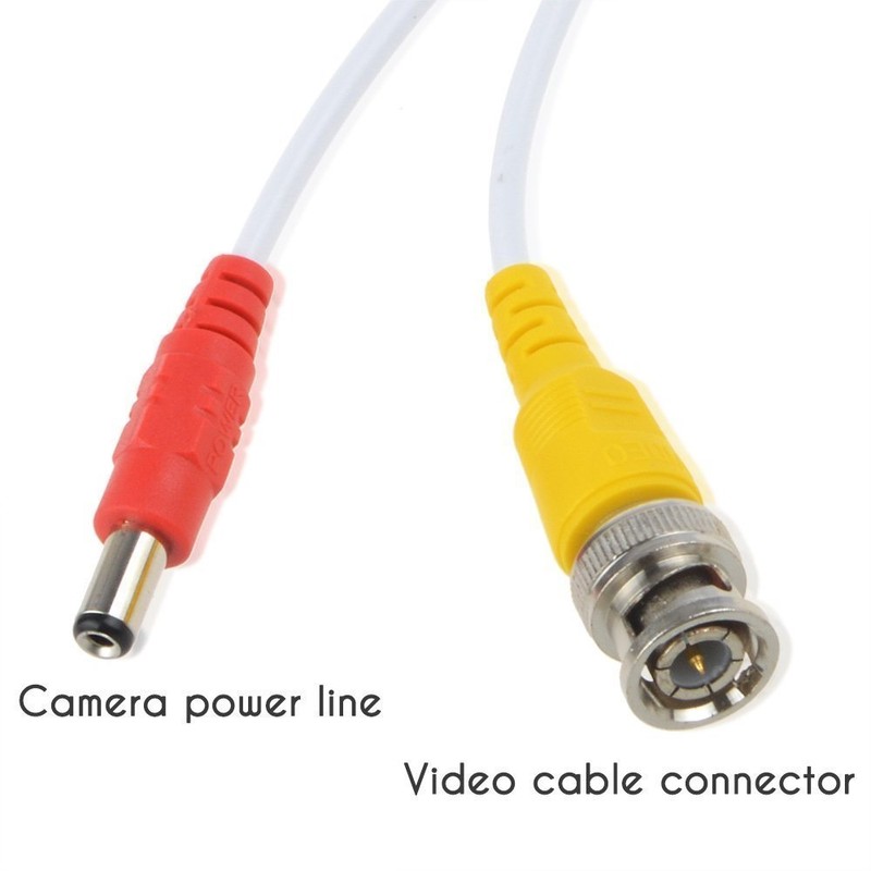 SSL BNC Video Power Cable For CCTV Camera DVR Security