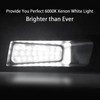 License Plate Light Tag Lamp 6000K White Car Parking Tail