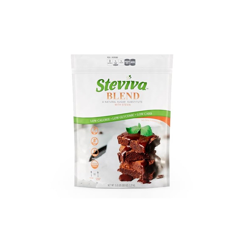 Steviva Blend - Erythritol, Stevia Blend NonGMO Low Carb Sweetener