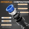 170 PCS Quick Connect Air Hose Fittings Kit, Push to