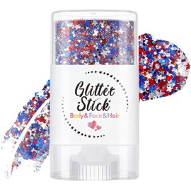 Stick de purpurina corporal Gel Con Brillo Resplandeciente Barra De Purpurina Brillante Para El Pelo Para Discoteca Reunión Vacaciones Festival Maquillaje Concierto Graduación