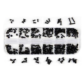 Jindizi 240pcs 12 Kinds M2 M2.5 M3 Laptop Screws Replacement Laptop Screws with Storage Case