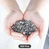 500pcs Silver Thumb Tacks - 9.5mm Round Push Pins Iron