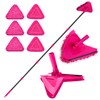 JEHONN Wall Mop with Long Handle 80 inches, Upgraded 180°