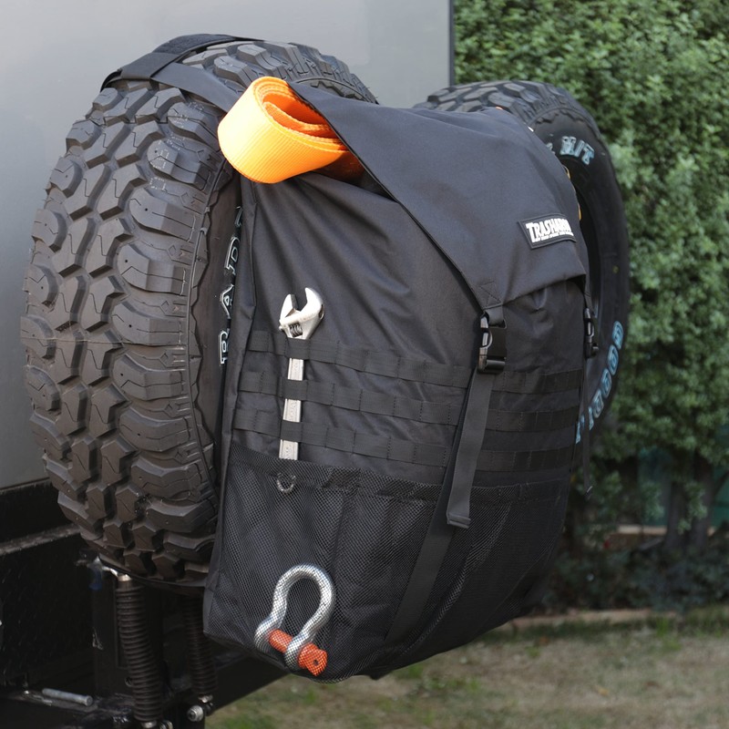Trasharoo Spare Tire Trash Bag BLACK