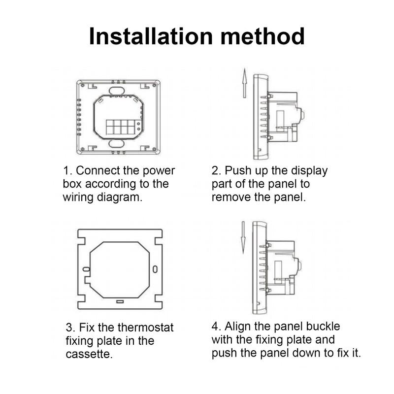 WiFi Intelligent Temperature Controller APP Voice Control Thermostat Remote Temperature