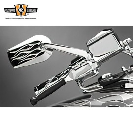 Custom Chrome Chrome Mirror Mounting Kit Fits For Harley Touring Sportster Softail Dyna 1996+