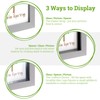 Nicola Spring Picture Box Frame - Black - 8x8" (20x20cm)