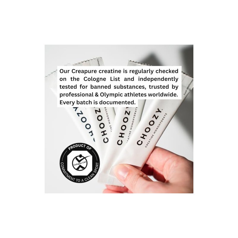 Creapure® The Cleanest Creatine Monohydrate 5g in Compostable Sachets (15