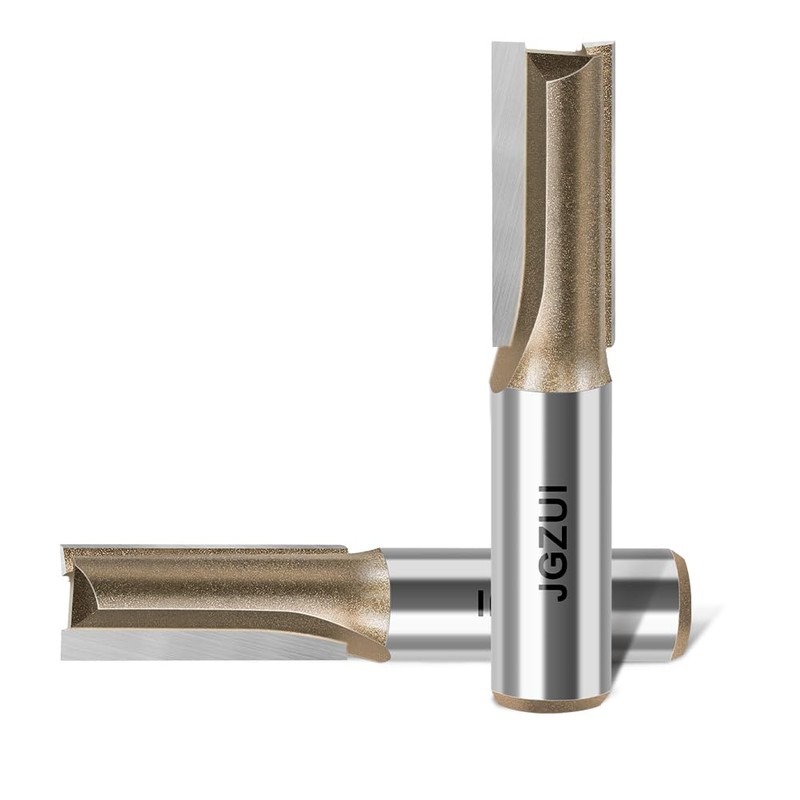 Router Bit Set for Woodworking, 1/2" Shank, Slotted Diameter 0.39inch，Straight