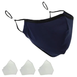 OHplus ExpertGel 3D Structured Cloth Mask with 5-Layer Nanotec Filter (Navy)