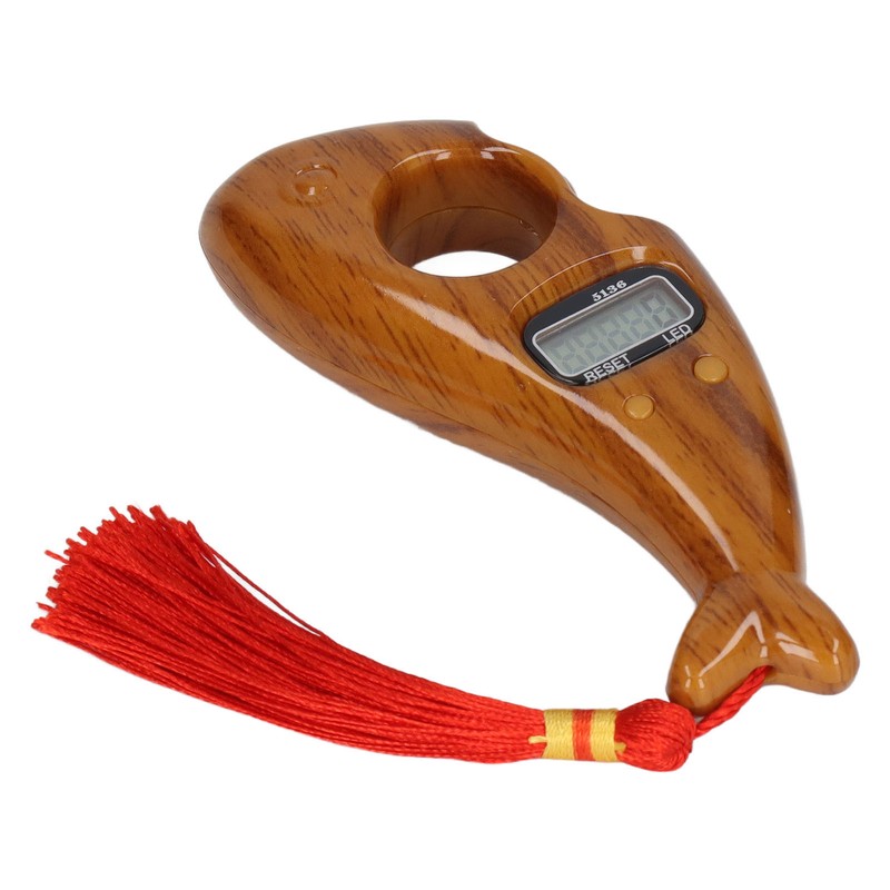 Digital Beads Counter Noiseless Fish Shape Portable Prayer Beads Counter