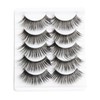 5 Pairs False Eyelashes Natural Fake Eyelashes Fluffy Hand-made Eyelashes