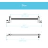 11 Inch Shower Head Extension Arm Chrome.Solid Brass Adjustable Shower