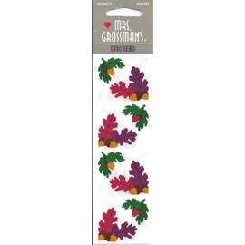 Fall Leaves and Acorns Foil Accent Scrapbook Stickers (174764)