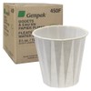 Pleated Drinking Paper Cup 3.5 oz Rolled Rim - 2500