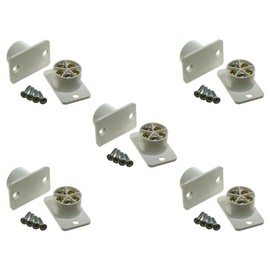5 Pack Burglar Alarm Door Contact Detectors, Wired White Quick Fit Contacts - Professional Quality
