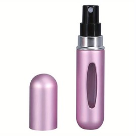 Travel Size Refillable Perfume Atomizer, 5ml Portable Spray Bottle (Pink)