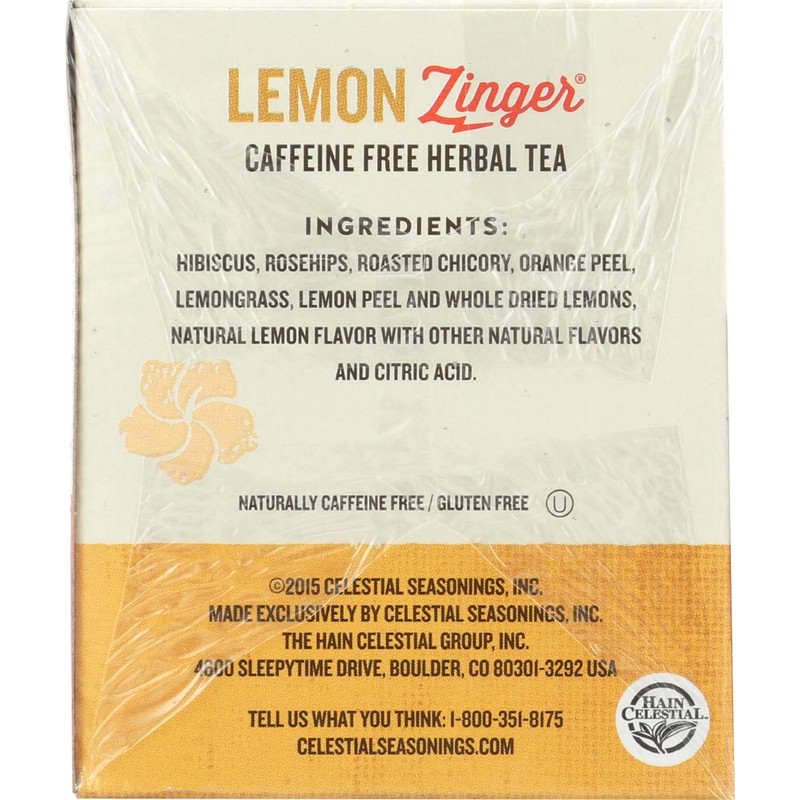 Celestial Seasonings Lemon Zinger Herb Tea (3x20 bag)