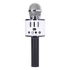 Q88 Microphone Wireless Bluetooth Karaoke LED Portable Handheld Black for