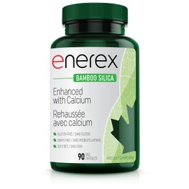 ENEREX - Bamboo Silica - Premium Bone, Skin, Hair and Nail formulation, 90 capsules