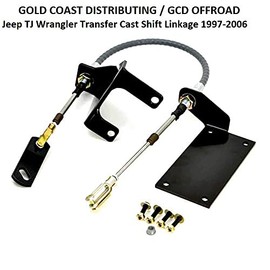 Fits Jeep TJ Transfer Case shift linkage Steinjager upgrade Heavy Duty 1997-2006 FREE GIFT FROM GCD MADE IN THE USA