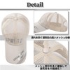 BUZZxSELECTION 55 CAP025 Mesh Cap, Hat, Stylish, Running, Golf, Sports,