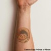 'Bread in Brick Oven' Temporary Tattoo - Water Resistant, Skin-Safe,