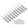 10Pcs Solder Iron Tip Brass Internal Heating Lead Free Soldering