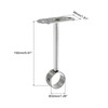 sourcing map 4 Pcs Ceiling Mount Bracket, Wardrobe Pipe Bracket,