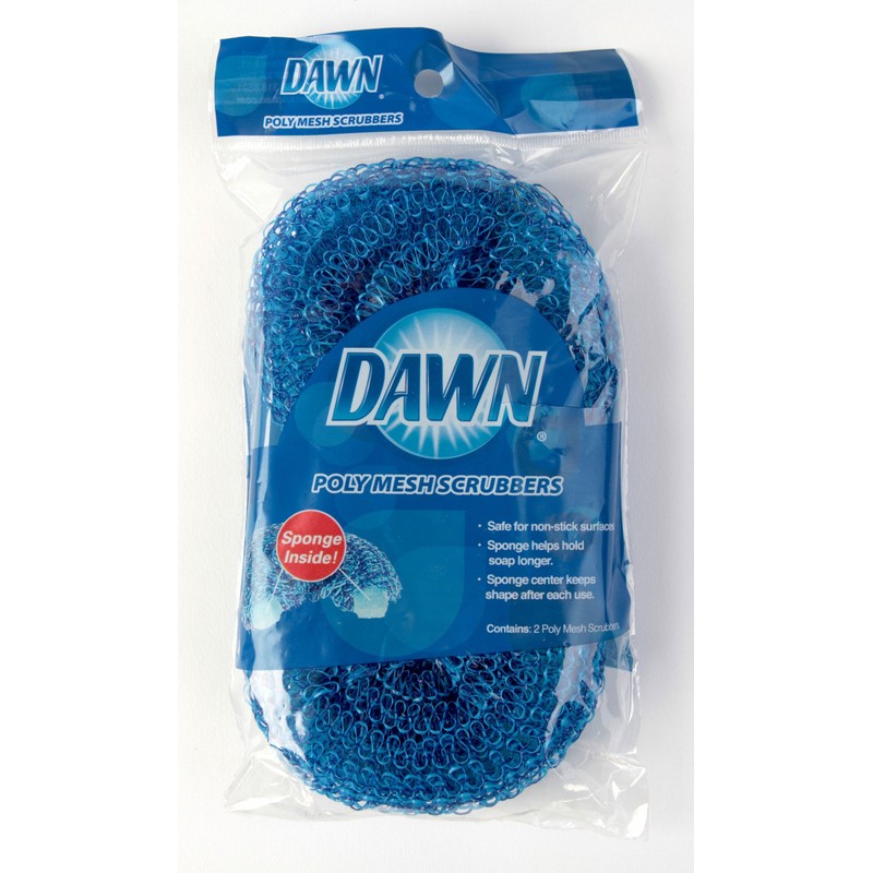 Dawn Polymesh Scrubbers, 2 Count