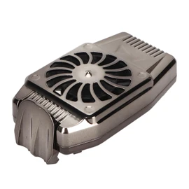 Cell Phone Cooler Fan, Portable Super Silent Retractable ClipCooling Fan, Universal Compatibility, Durable, Convenient for Gaming Live Streaming Video Watching (Tarnish)