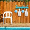 Capoda Pool Towel Rack Metal Hook Rack Wall Mounted Summer