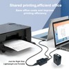 USB Printer Sharing KVM Switch. Share one printer between two