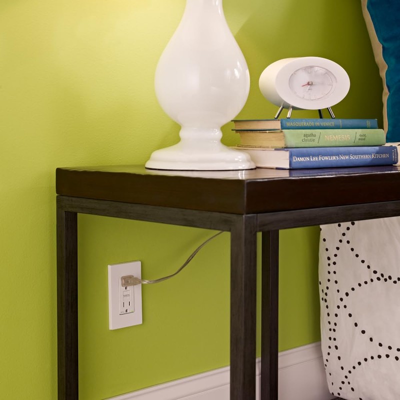 Leviton AFCI Outlet, 15 Amp, Self Test, Tamper-Resistant with LED