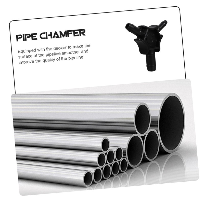 ORFOFE Pipe Deburring Tool Plastic Pipe Chamfer Calibrator Durable Aluminum