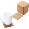 Posavasos de Corcho,30 Piezas Coasters,Posavasos de Bebidas Portavasos Reutilizables Absorbentes