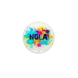 CafePress Good Vibes NOLA Burst 1" Round Mini Button