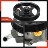 A-Premium Power Steering Pump, with Pulley, Compatible with Ford Escort