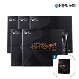 Seoul Pharmacists' Association 150 Pack Premium Red Ginseng Jung Thousand Myeong Plus Sticks 30 Packs 5 Sets / 서울약사신협 150포 프리미엄 홍삼정 천명 플러스 스틱 30포 5세트