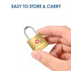 GIVERARE 4 Pack TSA Approved Travel Luggage Locks with Keys,