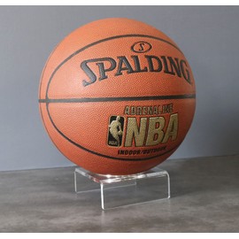 Clear Acrylic Football Stand, Display Holder for Basketball, Volleyball, Soccer Ball and Other Sports Memorabilia
