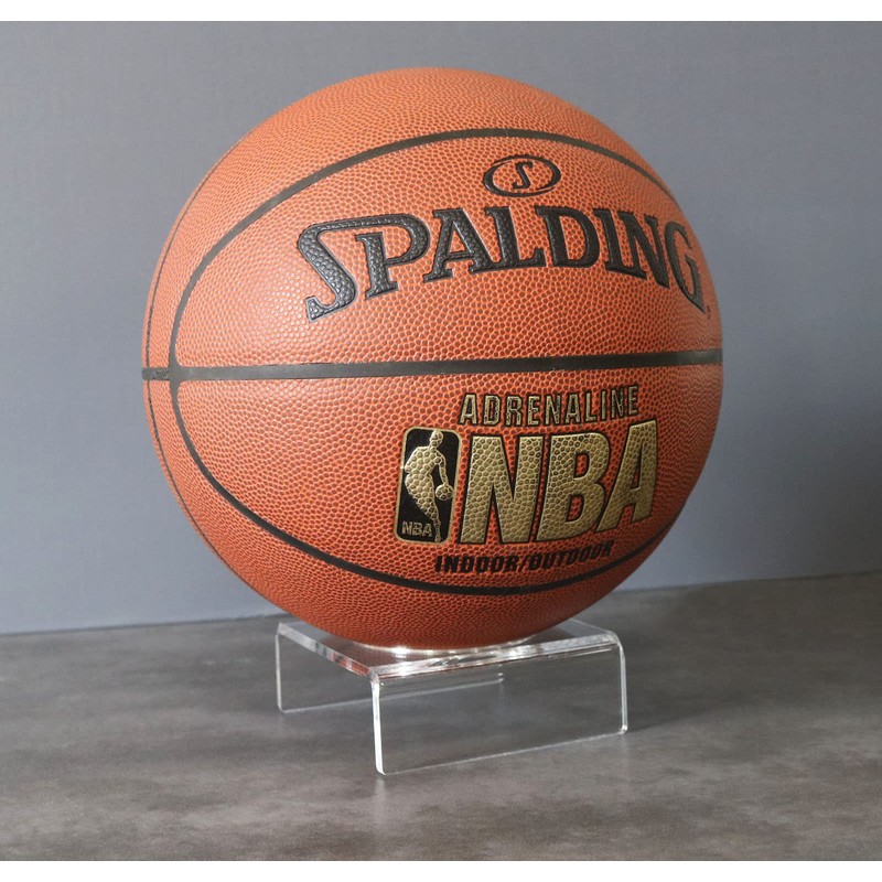 Clear Acrylic Football Stand, Display Holder for Basketball, Volleyball, Soccer
