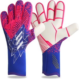 Keakitay Guantes de Portero, Guantes de Portero Profesionales para Adultos, Antideslizante,Resistente al Desgaste,Guantes de Fútbol Hombres con Tamaño 6/7/8/9 para Entrenamiento y Partido