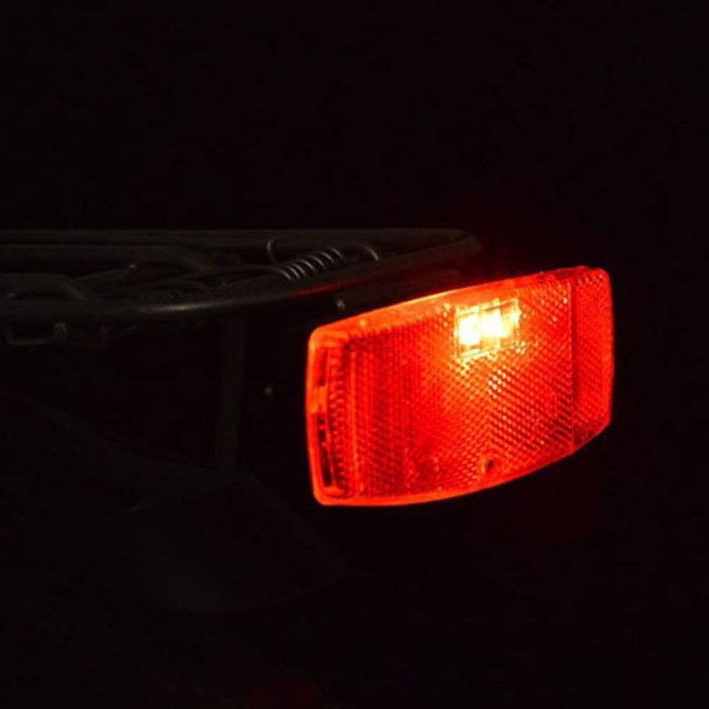 PZRT 1PCS Bicycle Mountain Bike Rear Rack Reflector Accessories