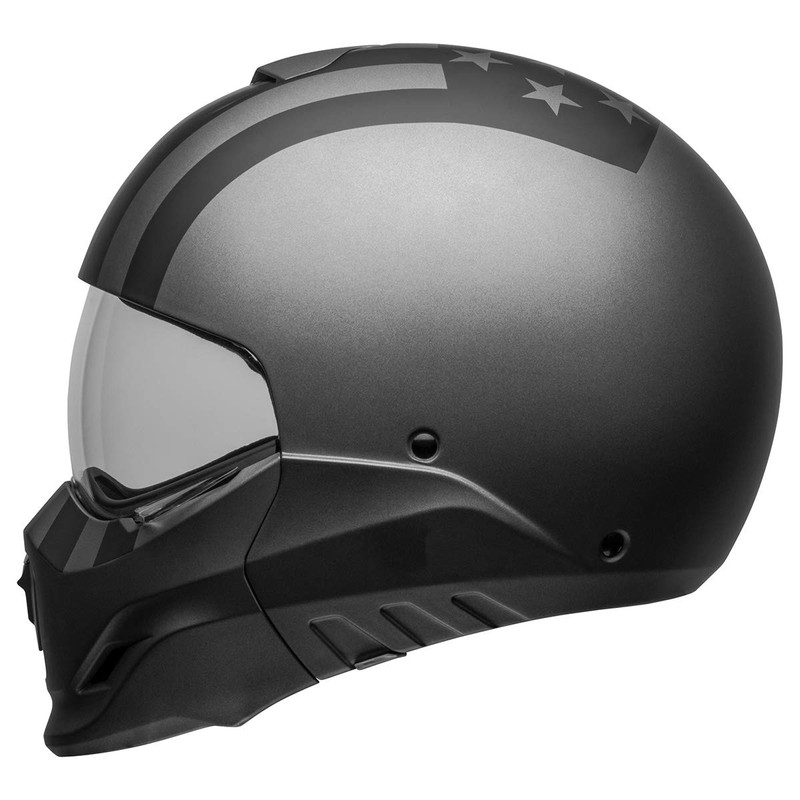 BELL Broozer Helmet (Free Ride Matte Gray/Black - Small)
