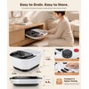 Collapsible Foot Soaking Tub with Heat, Pedicure Foot Spa Bath