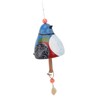 Resin Bird Wind Chime Resin Wood Hand Painted Delightful Melody