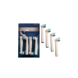 Electric Toothbrush Replacement Heads, 4-Pack, Compatible with Oral-B, Soft Dupont Bristles
