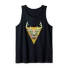 Deer Gift Wild Animal Lovers Geometric Triangle Pattern Tank Top